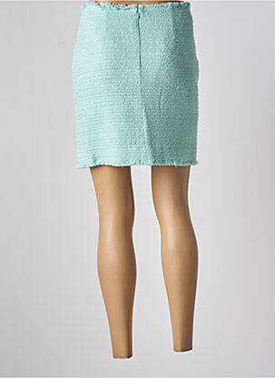 Jupe courte tissage tweed bleu WEILL femme