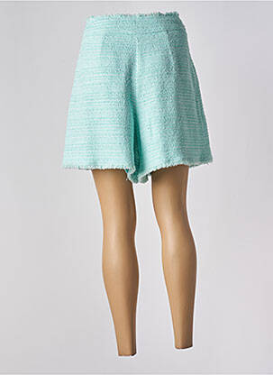 Short taille à pinces taille haute bleu WEILL femme