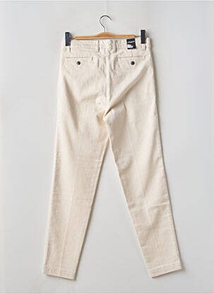 Pantalon chino tissage chiné taille normale beige CHEVIGNON homme