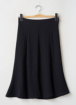Jupe mi-longue stretch noir WEILL femme