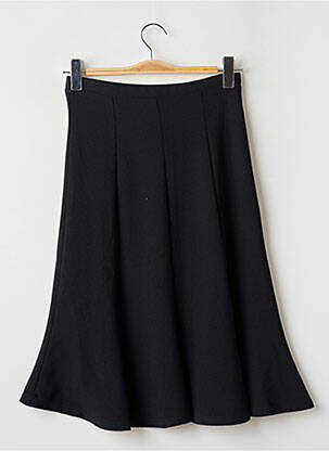 Jupe mi-longue stretch noir WEILL femme