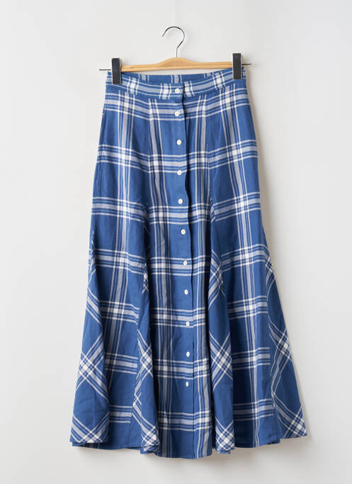 Jupe longue taille haute bleu RALPH LAUREN femme