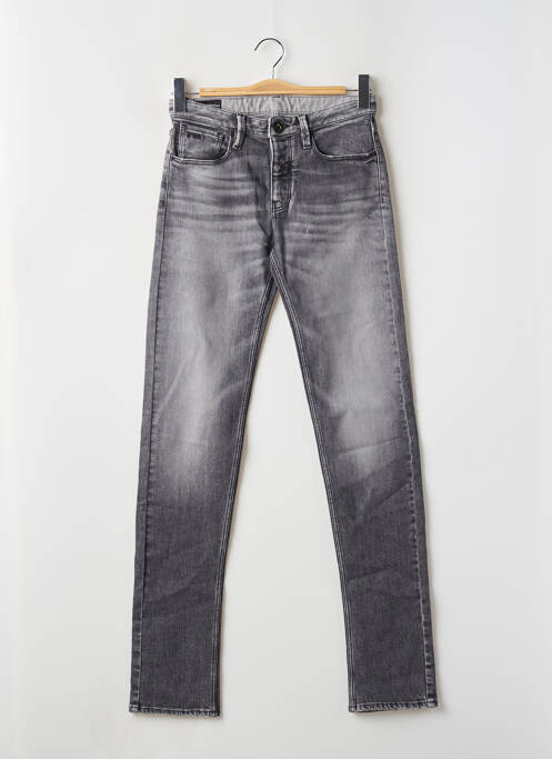 Jeans coupe slim gris EMPORIO ARMANI pour homme