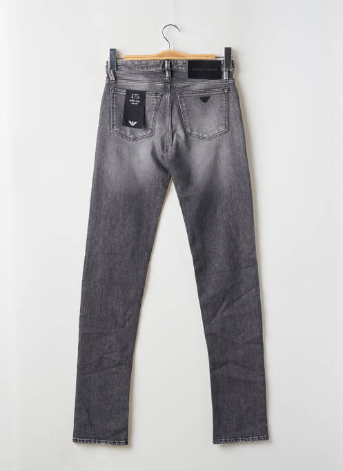 Jeans coupe slim gris EMPORIO ARMANI pour homme