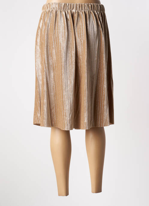 Jupe mi-longue beige SKATÏE pour femme