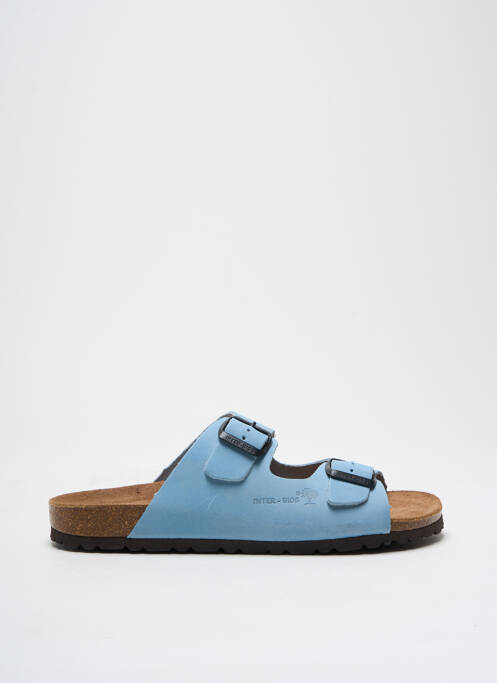 Mules/Sabots bleu INTER-BIOS pour femme