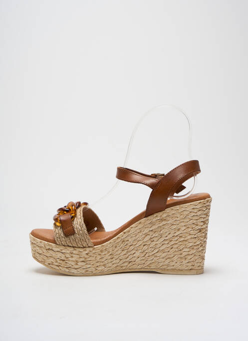 Sandales/Nu pieds marron EVA FRUTOS pour femme