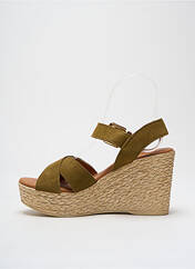 Sandales/Nu pieds vert EVA FRUTOS pour femme seconde vue