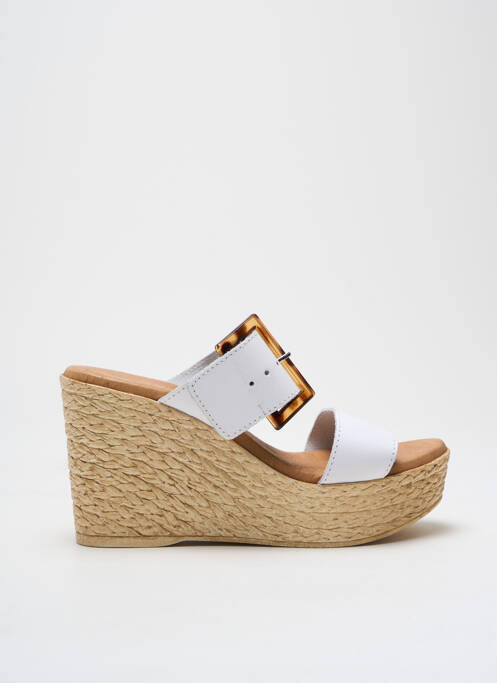 Mules/Sabots blanc EVA FRUTOS pour femme