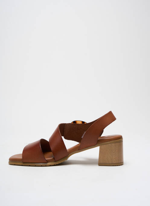 Sandales/Nu pieds marron EVA FRUTOS pour femme