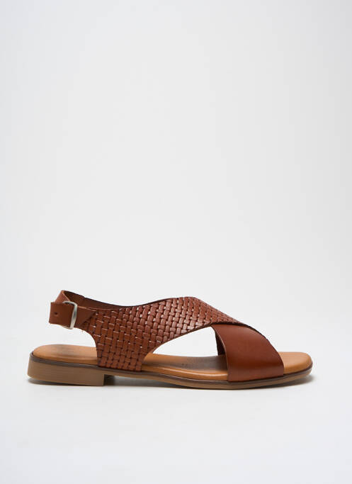 Sandales/Nu pieds marron EVA FRUTOS pour femme