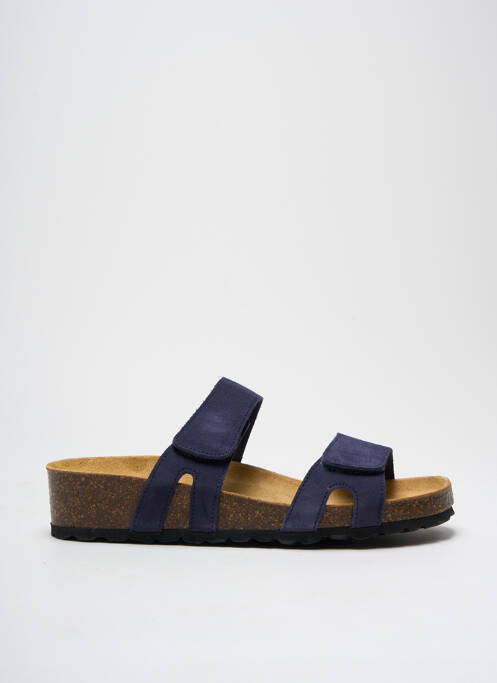 Mules/Sabots bleu LA MAISON DE L'ESPADRILLE pour femme