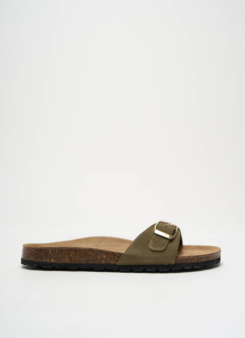 Mules/Sabots vert LA MAISON DE L'ESPADRILLE pour femme