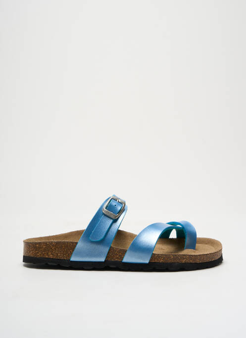 Tongs bleu LA MAISON DE L'ESPADRILLE pour femme