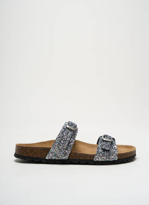 Mules/Sabots argent LA MAISON DE L'ESPADRILLE pour femme