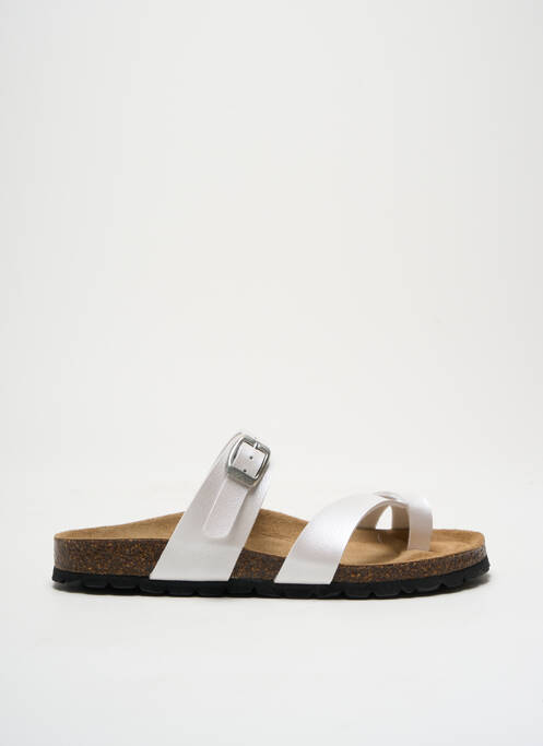 Tongs blanc LA MAISON DE L'ESPADRILLE pour femme