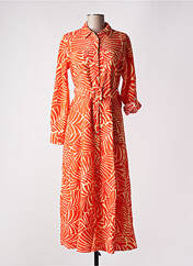 Robe longue orange ONLY pour femme seconde vue