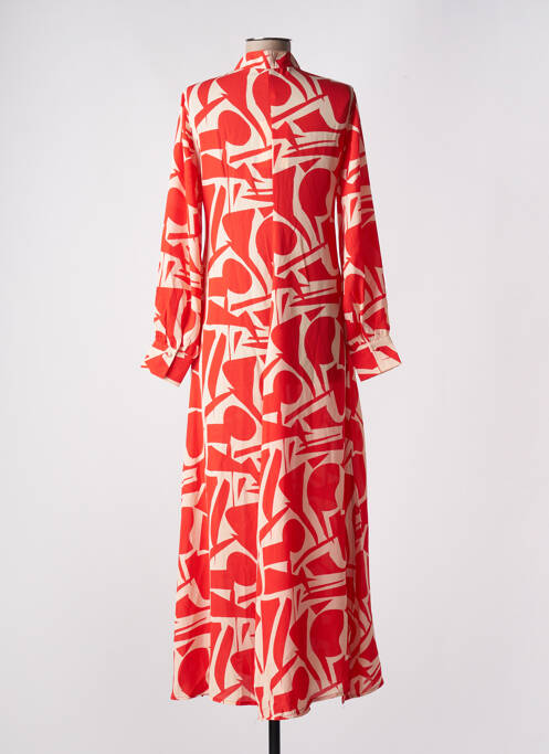 Robe longue rouge ONLY pour femme