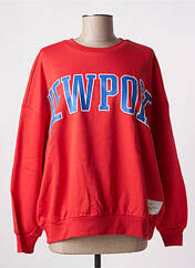 Sweat-shirt rouge ONLY pour femme seconde vue