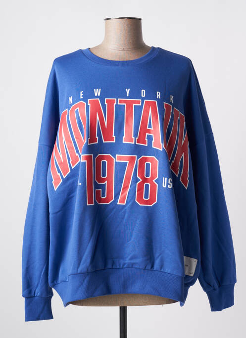 Sweat-shirt bleu ONLY pour femme