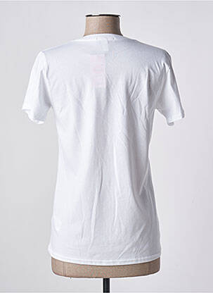 T-shirt coupe droite manches courtes blanc FAUBOURG 54 femme