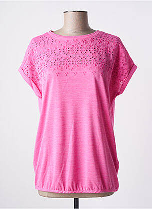Top manches courtes manches courtes rose CECIL femme
