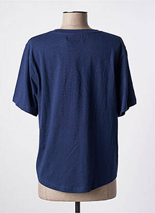 T-shirt coupe droite manches courtes bleu LA PETITE ETOILE femme