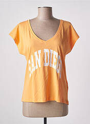 T-shirt orange ONLY pour femme seconde vue