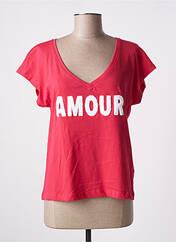 T-shirt rouge ONLY pour femme seconde vue