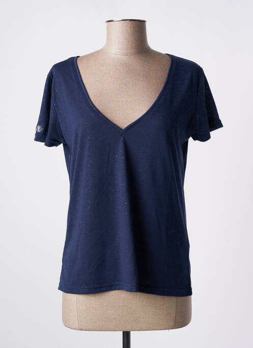 Top bleu LA PETITE ETOILE pour femme