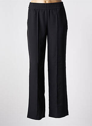 Pantalon droit stretch taille haute noir ONLY femme