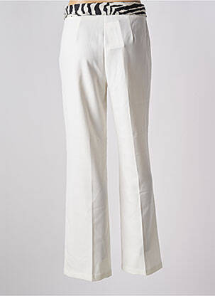 Pantalon flare stretch taille haute blanc ONLY femme