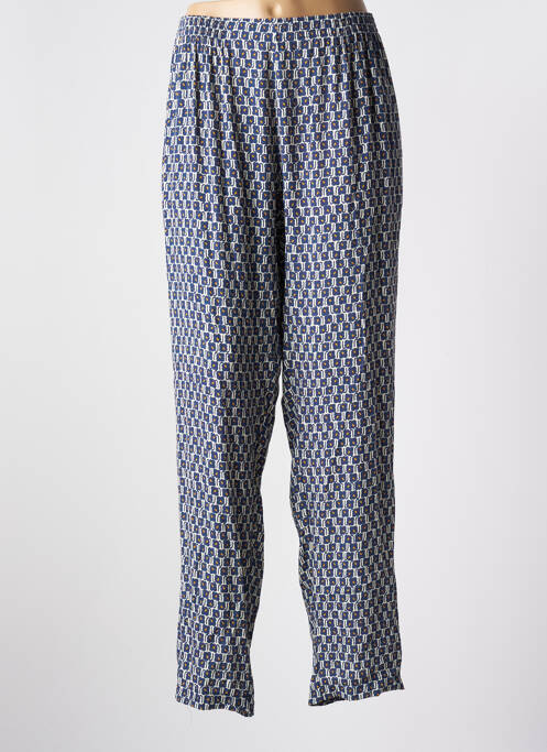 Pantalon droit bleu GRIFFON pour femme