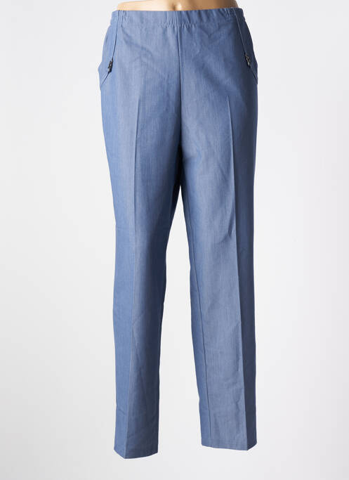 Pantalon droit bleu ATLANTA pour femme