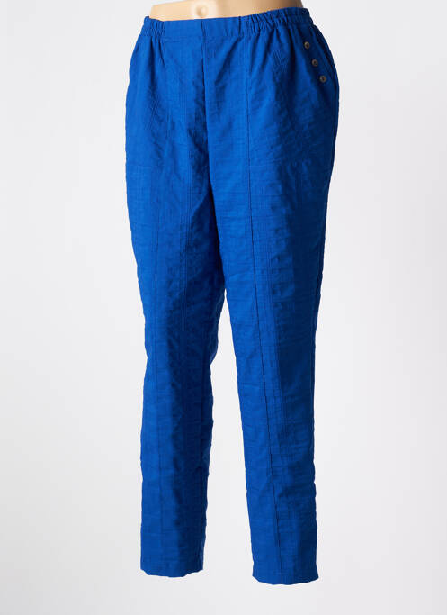 Pantalon droit bleu GRIFFON pour femme