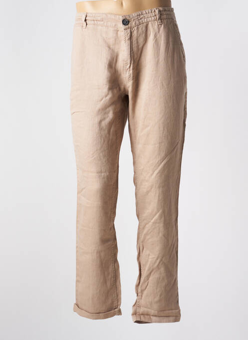 Pantalon droit beige TEDDY SMITH pour homme