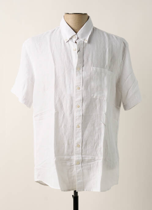 Chemise manches courtes blanc SELECTED pour homme