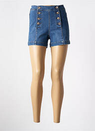 Short tissage denim taille normale bleu ONLY femme