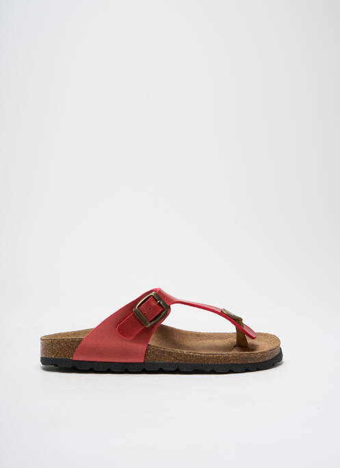 Tongs rouge LA MAISON DE L'ESPADRILLE pour femme