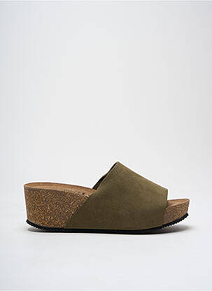 Mules/Sabots vert LA MAISON DE L'ESPADRILLE pour femme