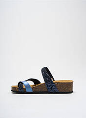 Tongs bleu LA MAISON DE L'ESPADRILLE pour femme seconde vue