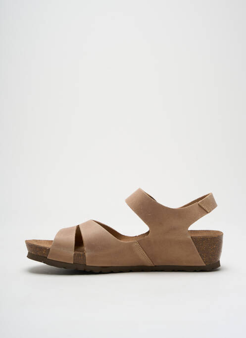 Sandales/Nu pieds beige INTER-BIOS pour femme