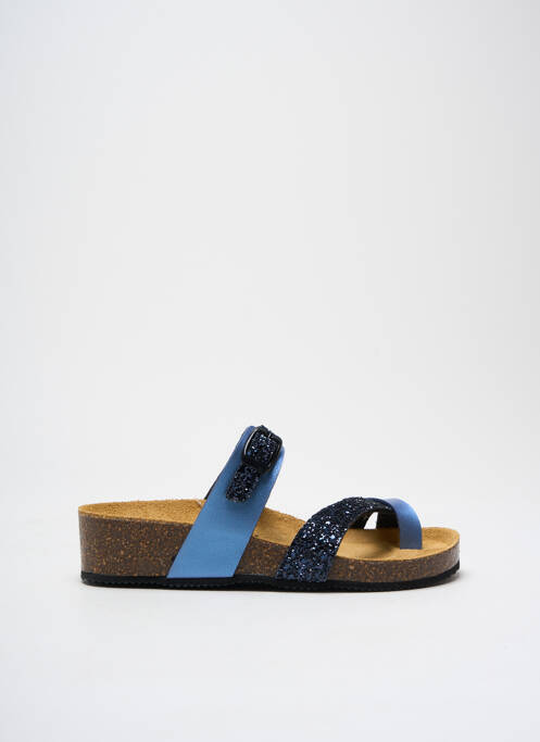 Tongs bleu LA MAISON DE L'ESPADRILLE pour femme