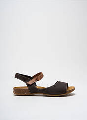 Sandales/Nu pieds marron INTER-BIOS pour femme seconde vue