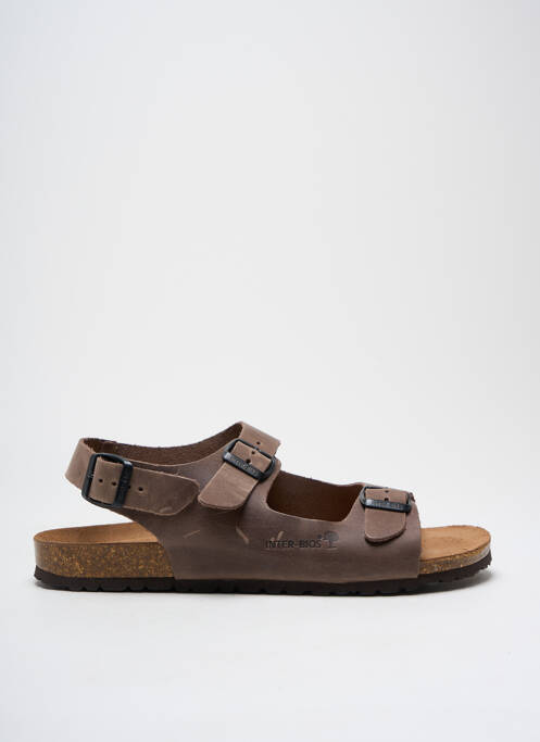 Sandales/Nu pieds marron INTER-BIOS pour homme