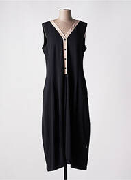 Robe longue sans manche sans manche noir LUUKAA femme