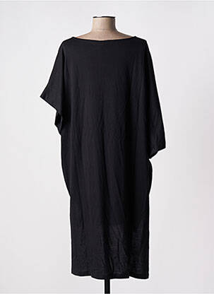 Tunique manches courtes tissage jersey noir LOTUS EATERS femme