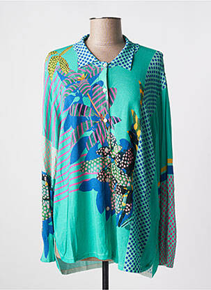 Gilet manches longues stretch vert JEI'S BY LETIZIA DENARO femme