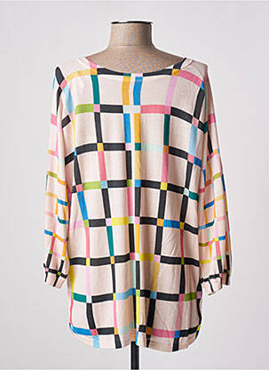 Pull stretch manches longues rose JEI'S BY LETIZIA DENARO femme