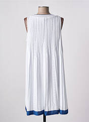 Robe mi-longue blanc TRICOT CHIC pour femme seconde vue